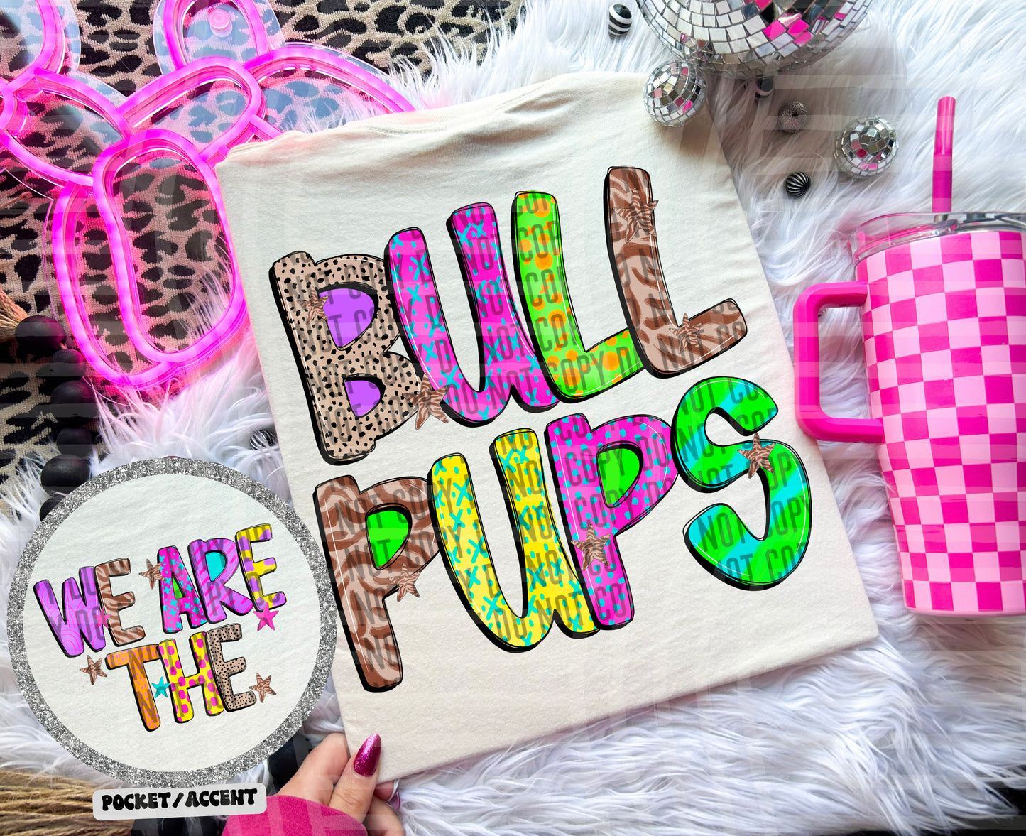 Funky Mix Up - Optional POCKET - Custom + Dropdown  - 300 dpi Digital Download