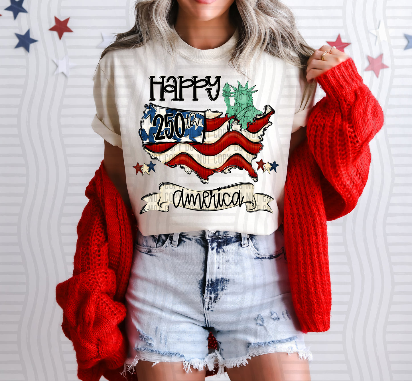 America The Beautiful DROP - Choose DESIGN - Digital Download 300DPI PNG FILE