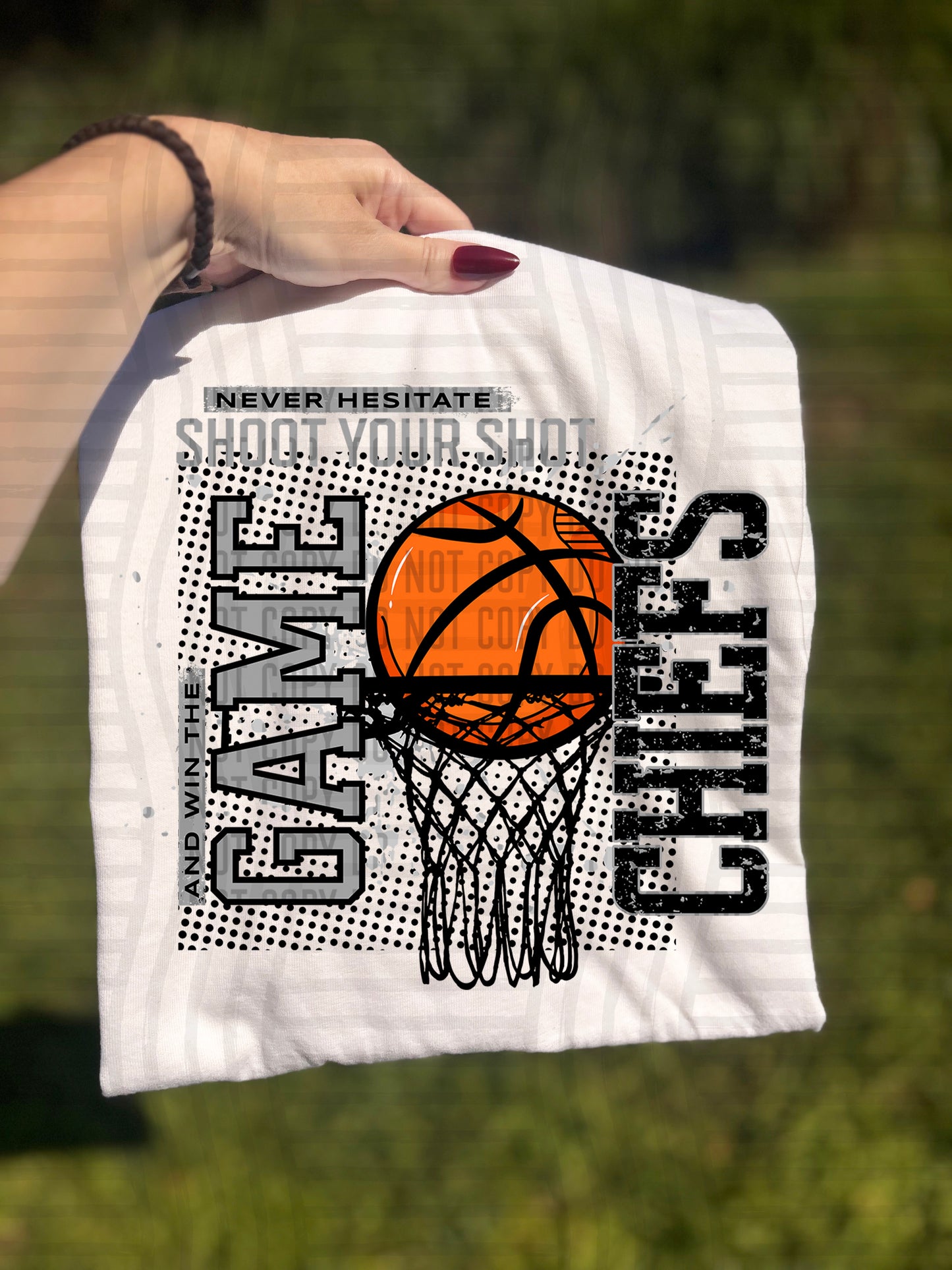 Basketball Never Hesitate - 300 dpi Digital Download