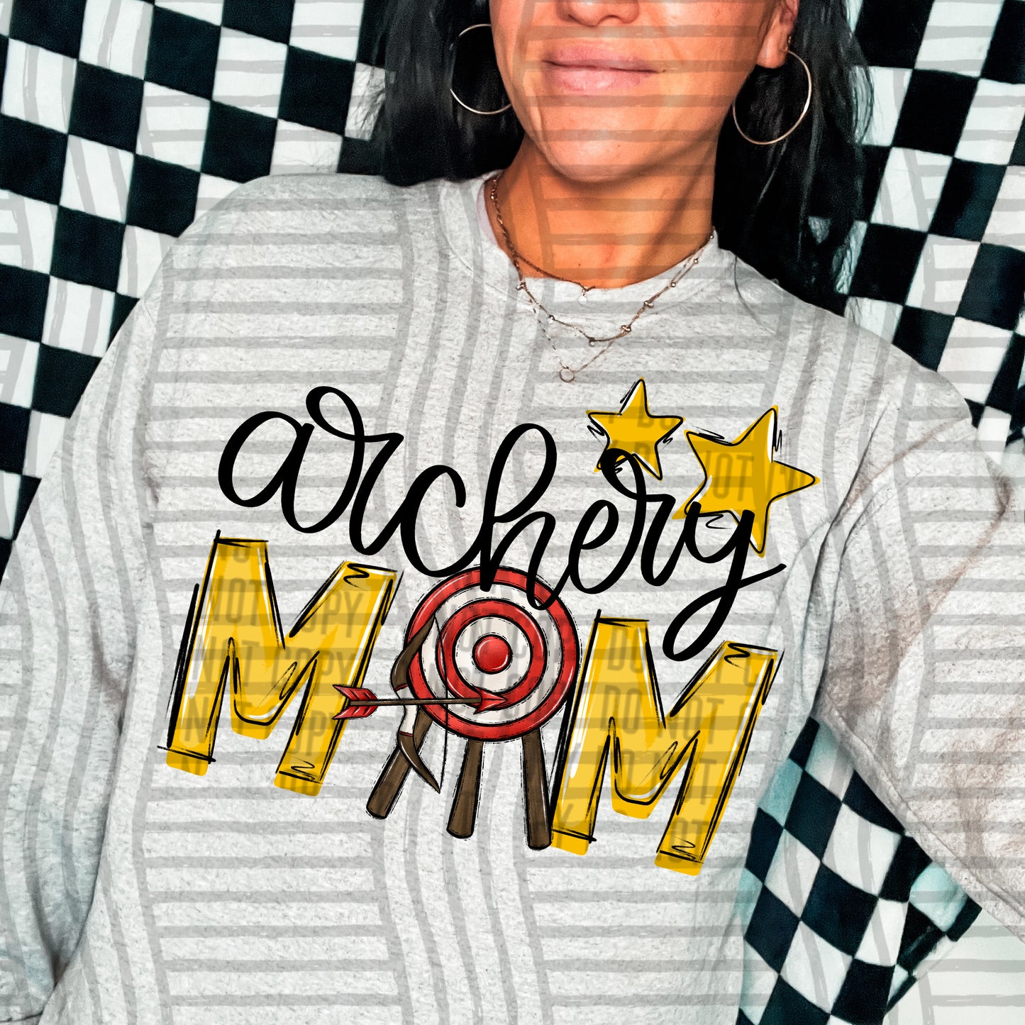 Archery Mom - Color Dropdown Digital Download 300DPI PNG FILE