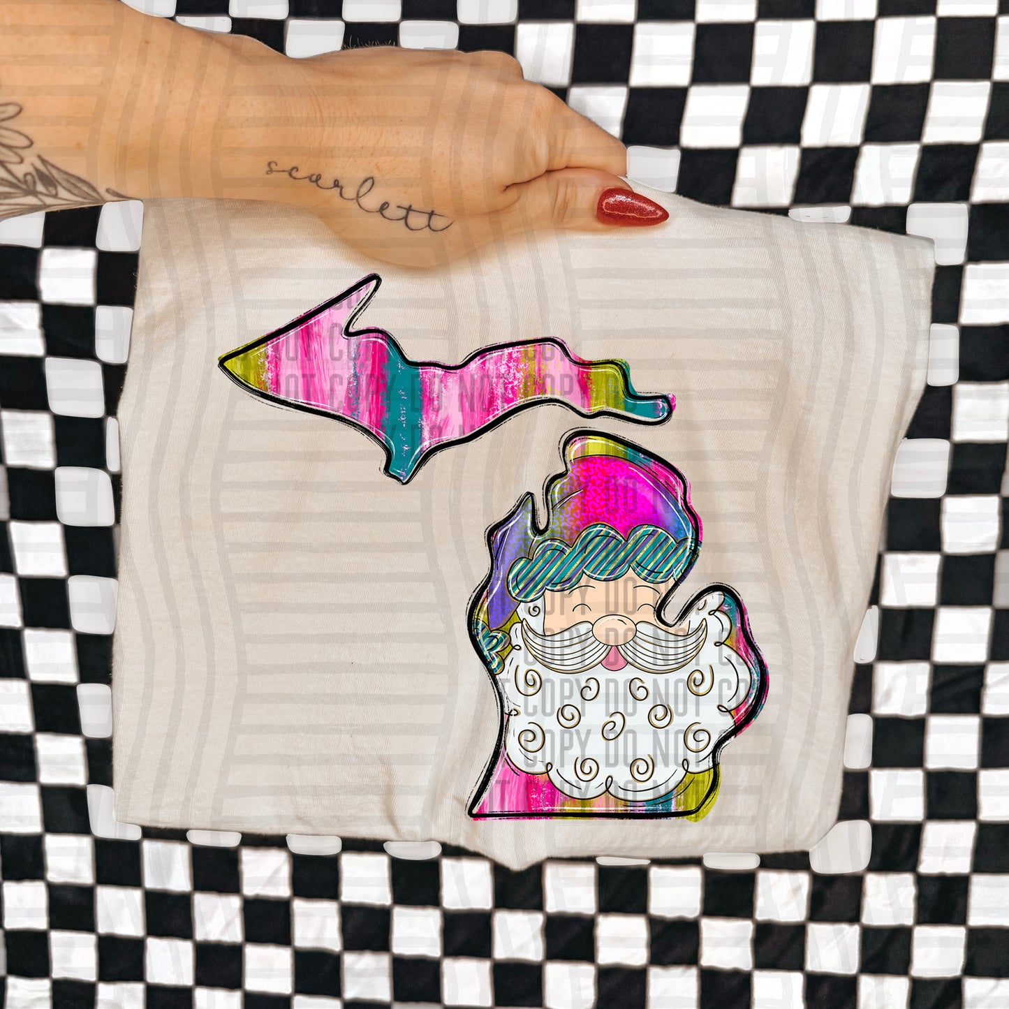 PICK A STATE - SANTA STATES - Digital download 300DPI PNG FILE