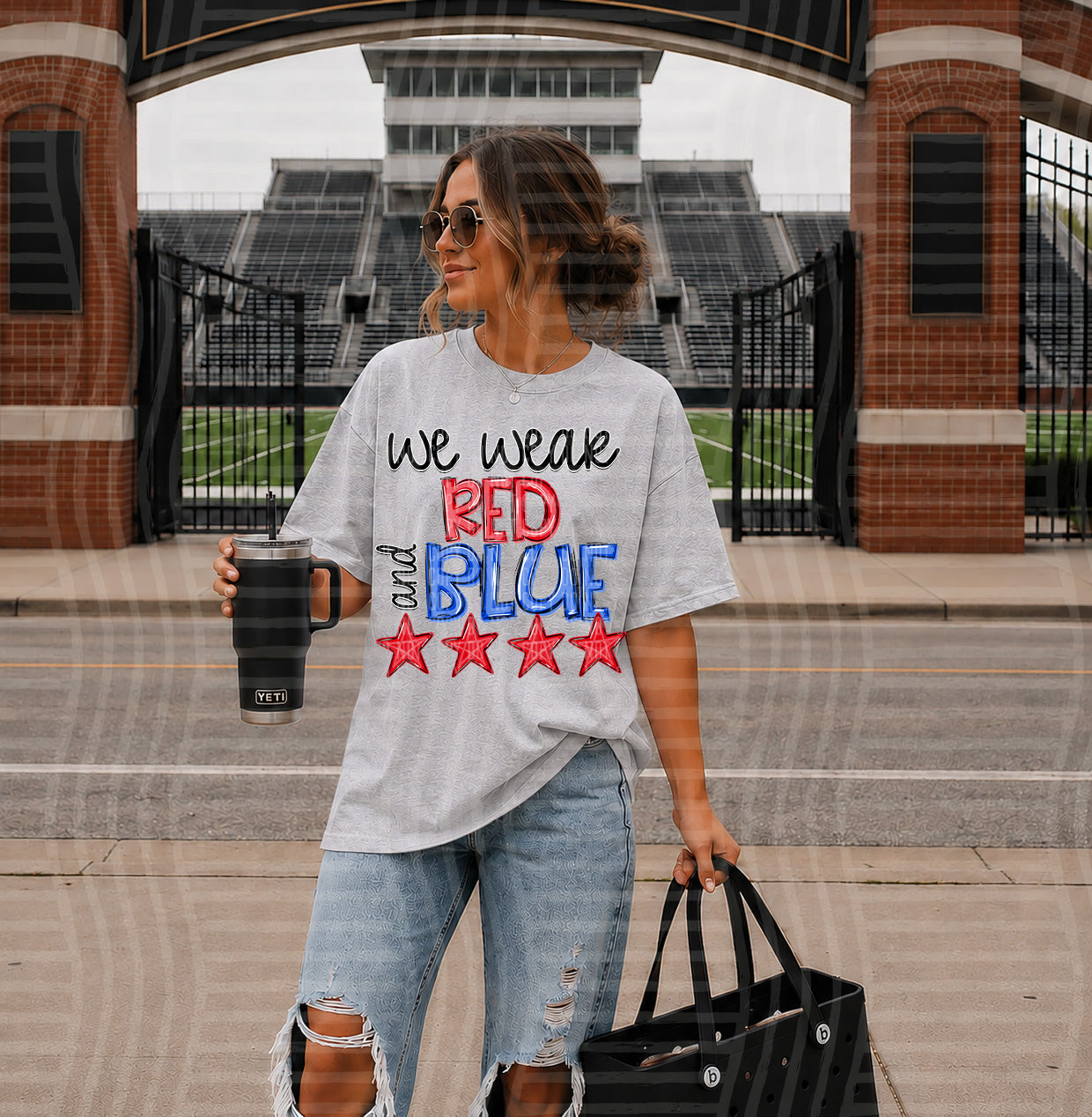 We Wear COLORS - Custom + DROPDOWN - 300 DPI digital download