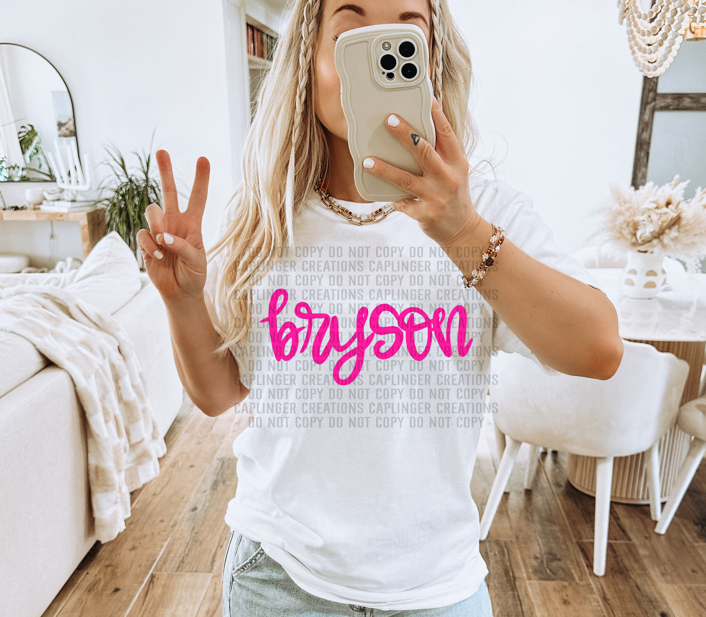 Hand Lettering Mascots PINK - Dropdown Digital Download 300DPI PNG FILE