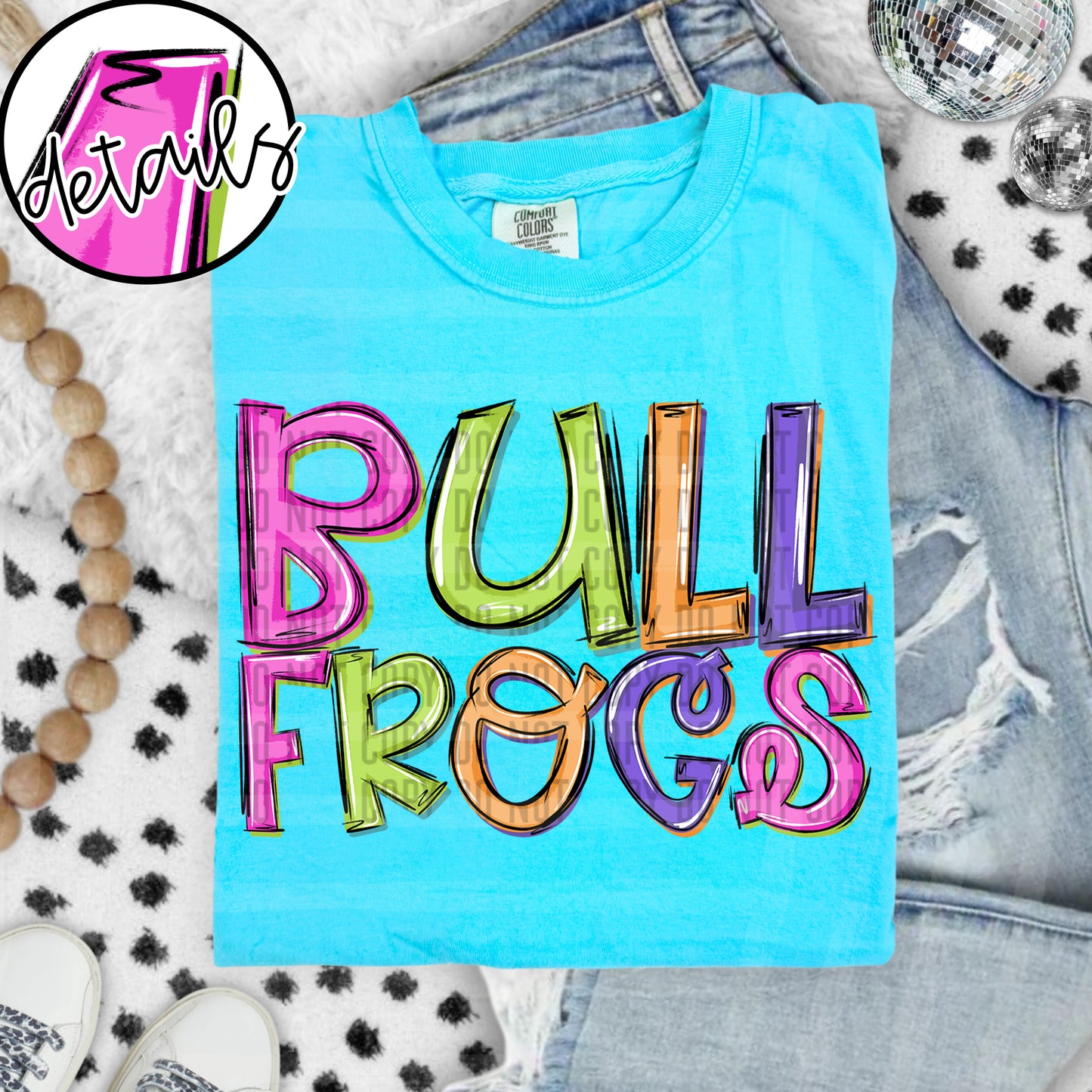 Neon Barbie Stacked - Custom + DROPDOWN - 300 DPI digital download