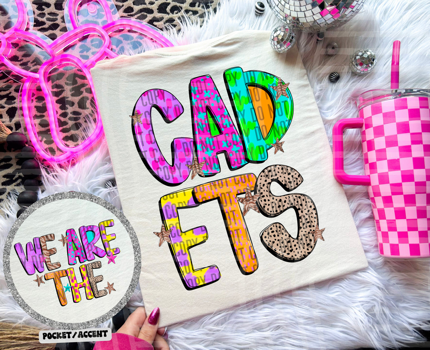 Funky Mix Up - Optional POCKET - Custom + Dropdown  - 300 dpi Digital Download