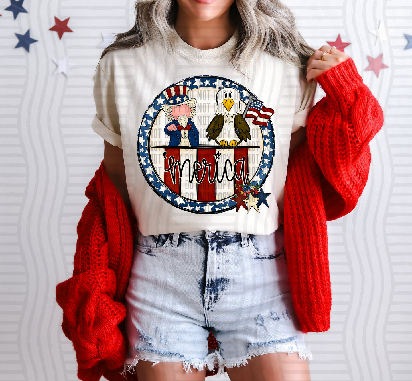 America The Beautiful DROP - Choose DESIGN - Digital Download 300DPI PNG FILE