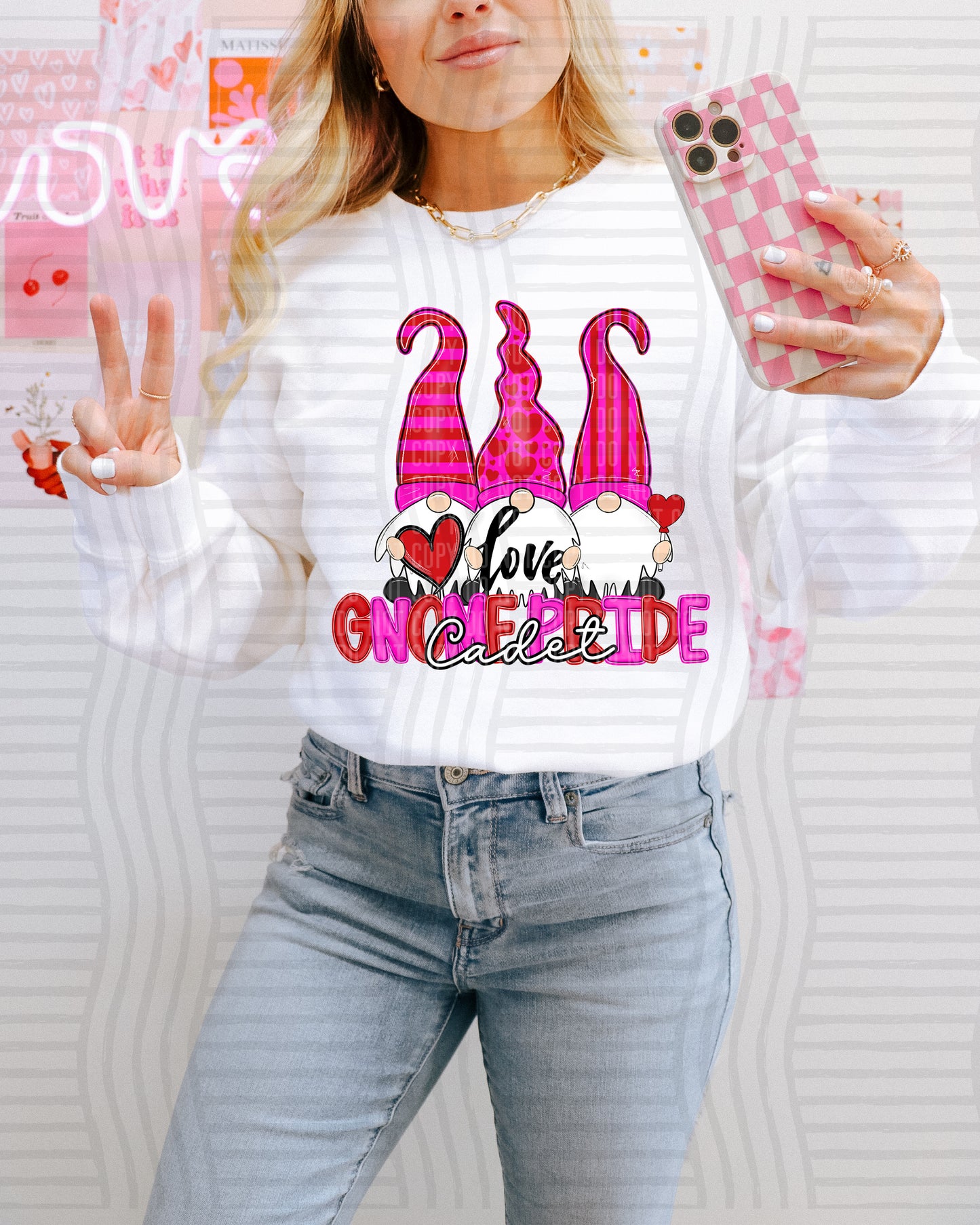 Gnome Pride (Singular) - Custom + Dropdown - 300 dpi Digital Download