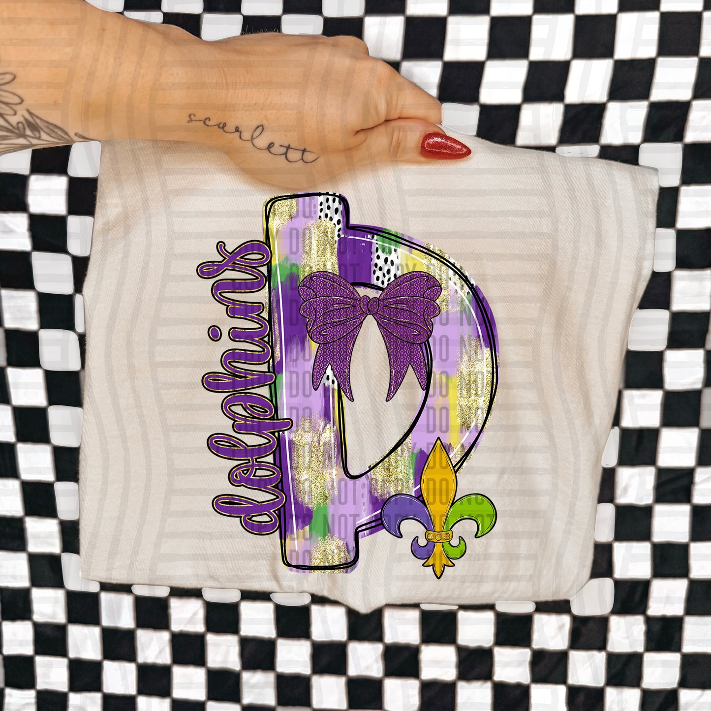 Mardi Mascots Custom + Dropdown  - 300 dpi Digital Download