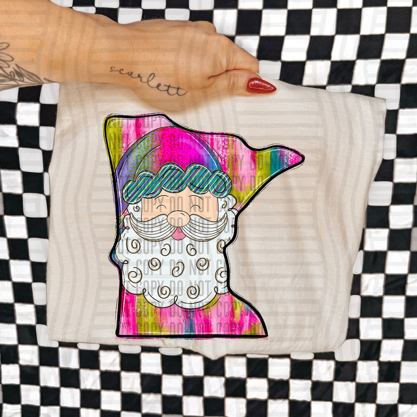 PICK A STATE - SANTA STATES - Digital download 300DPI PNG FILE