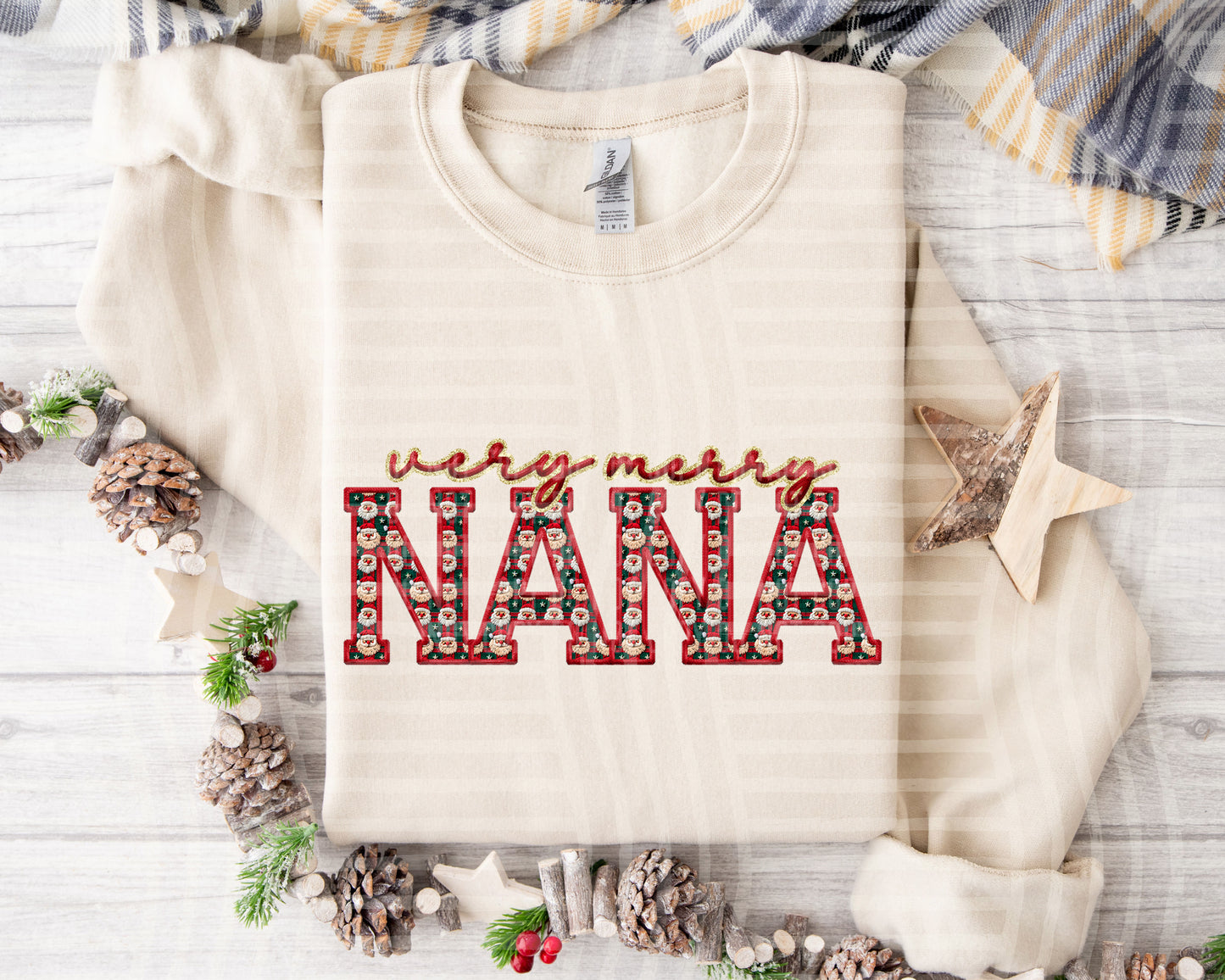 Very Merry (Santa) NAMES - Custom + Dropdown 300 DPI digital download