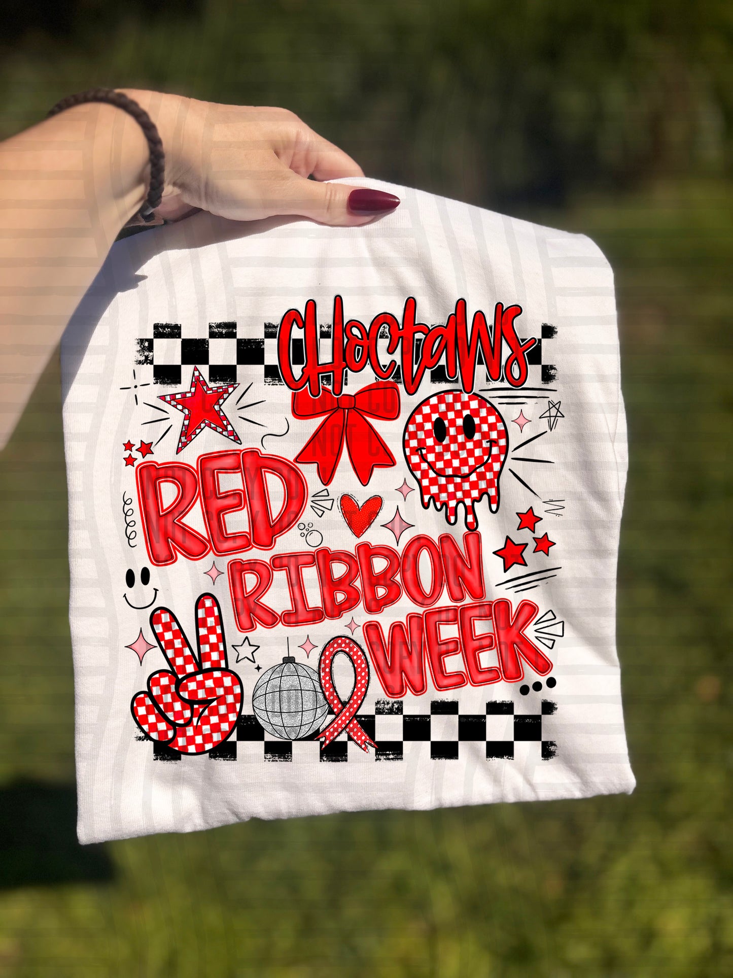 RED RIBBON WEEK - 300 dpi Digital Download