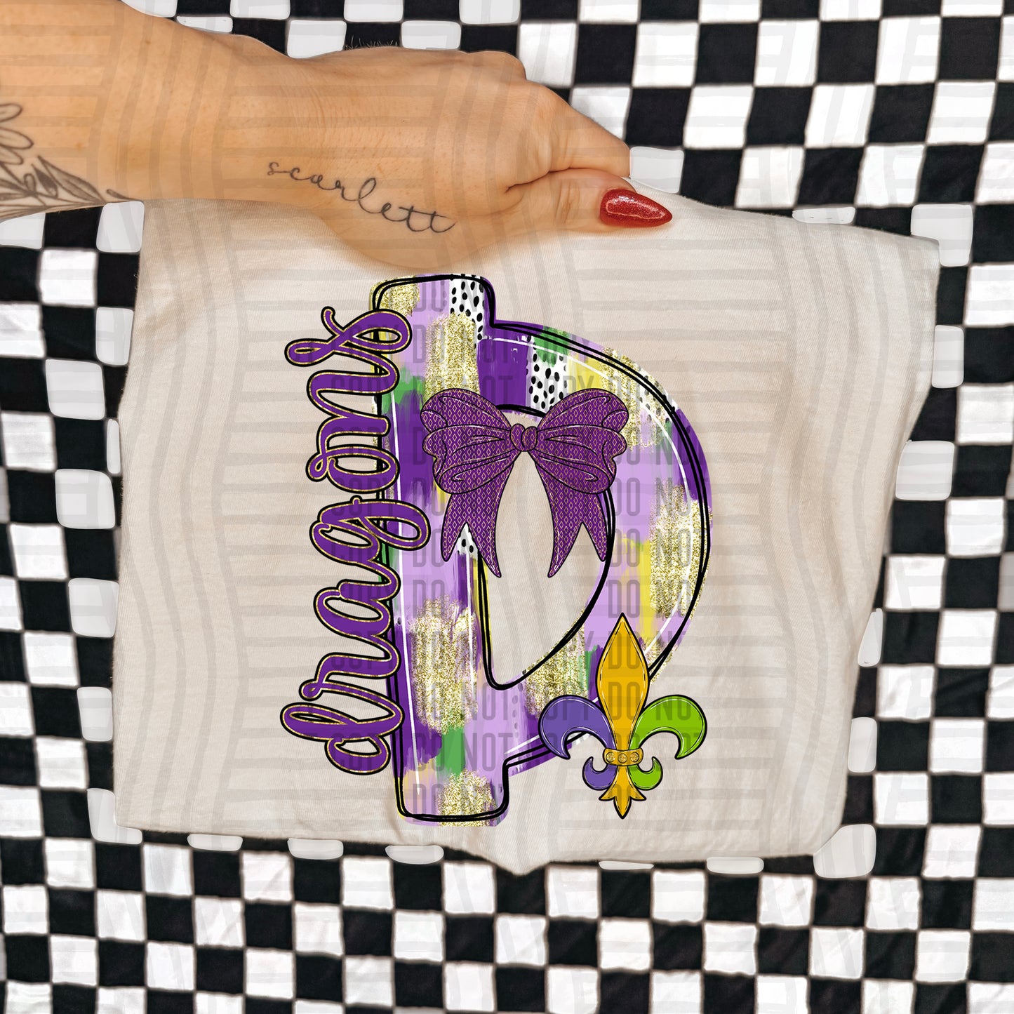 Mardi Mascots Custom + Dropdown  - 300 dpi Digital Download