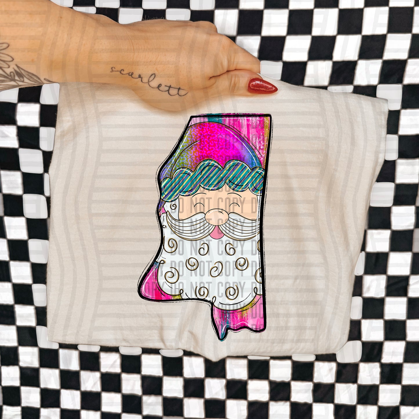 PICK A STATE - SANTA STATES - Digital download 300DPI PNG FILE