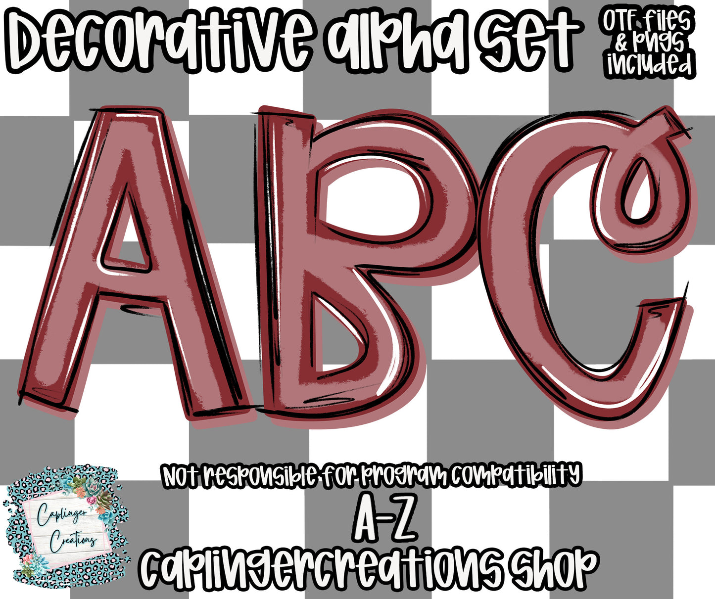 FRIDAY NIGHT LIGHTS 2.0 COLLAB  - Caplinger Creations and Chelsey Nicole Designs - Digital download 300DPI PNG FILE