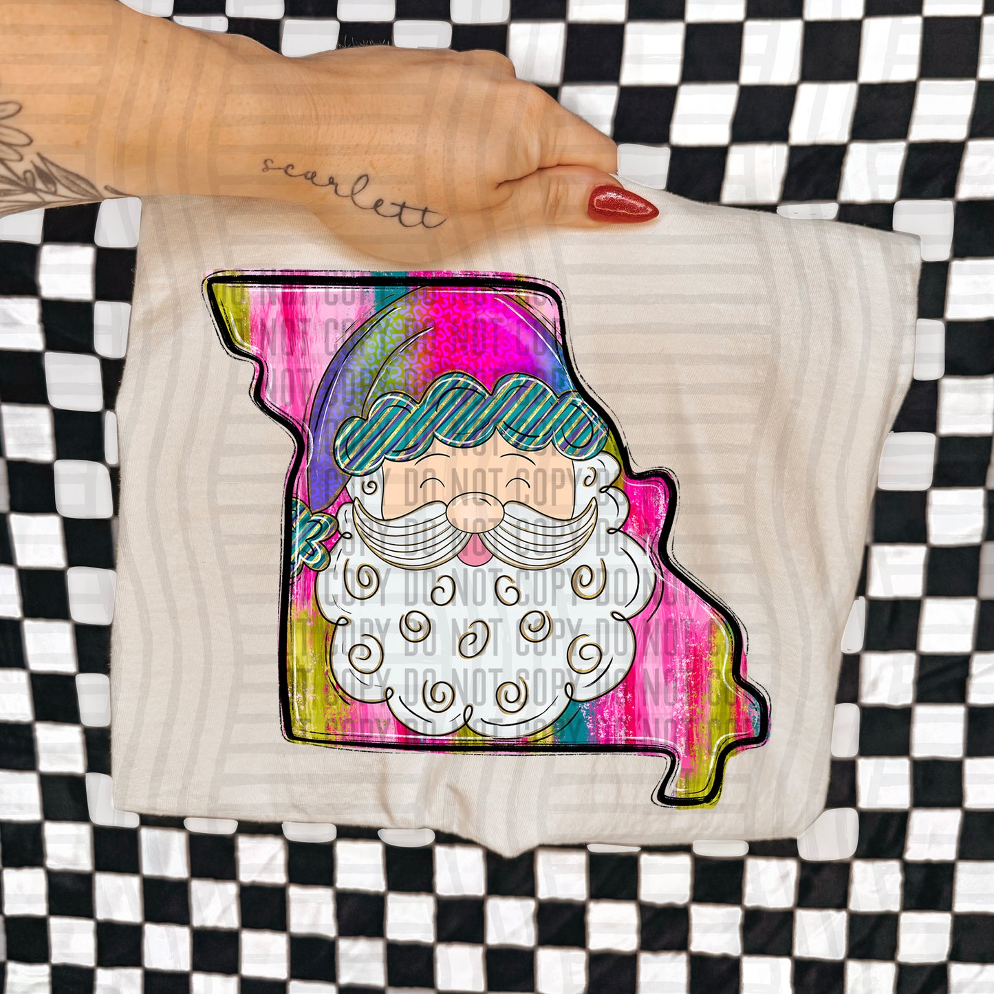 PICK A STATE - SANTA STATES - Digital download 300DPI PNG FILE