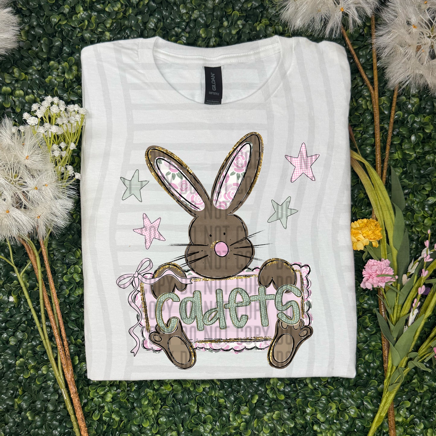 BUNNY TAG - Dropdown menu - 300 DPI digital design