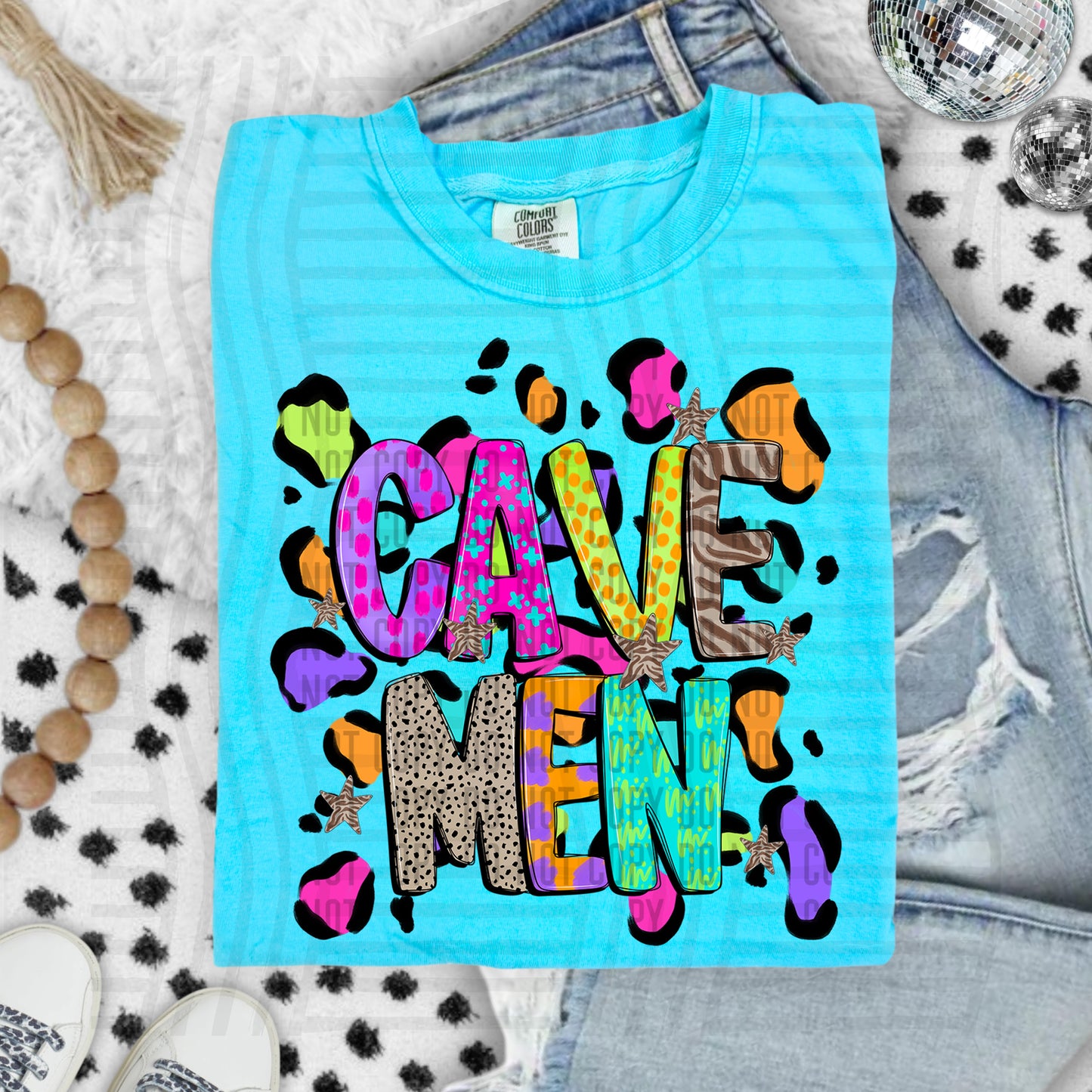 Funky Mix-Up Leopard Spot Mascots - Custom + Dropdown - 300 dpi Digital Download