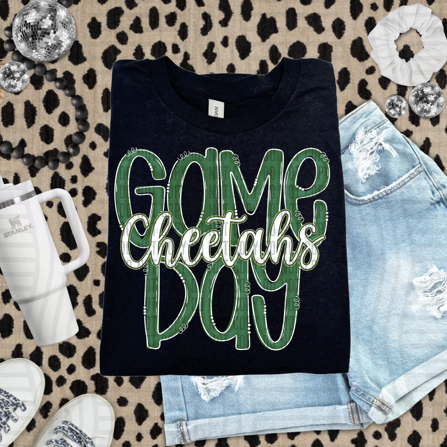 Dk Green - GAME DAY Doodles - 300 dpi Digital Download