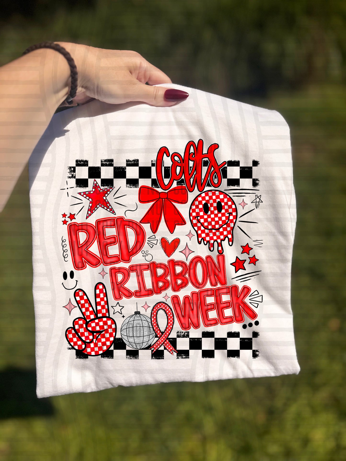 RED RIBBON WEEK - 300 dpi Digital Download