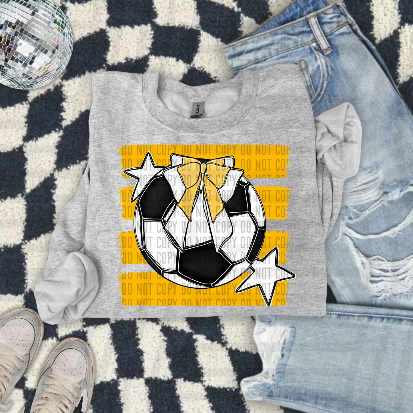 SOCCER BOW CC 2608-0011 - Color Dropdown Digital Download 300DPI PNG FILE