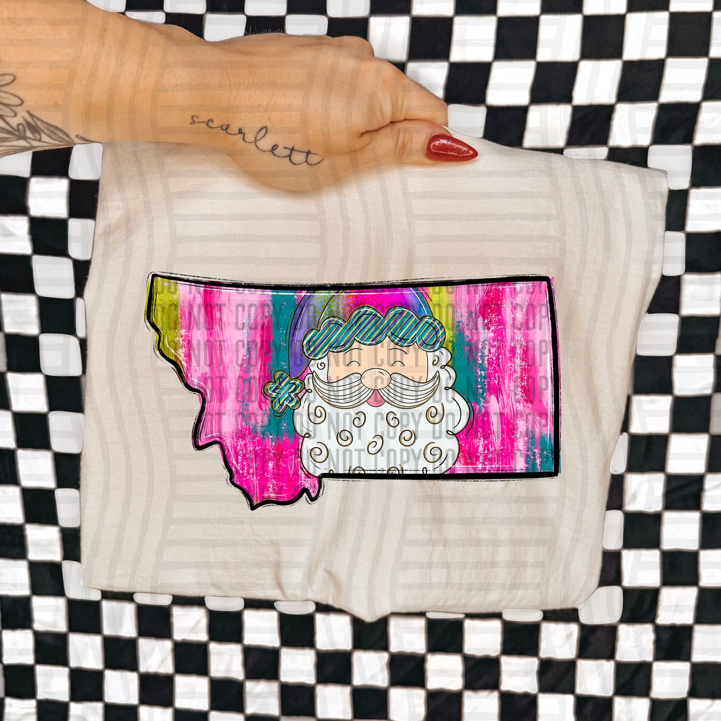 PICK A STATE - SANTA STATES - Digital download 300DPI PNG FILE