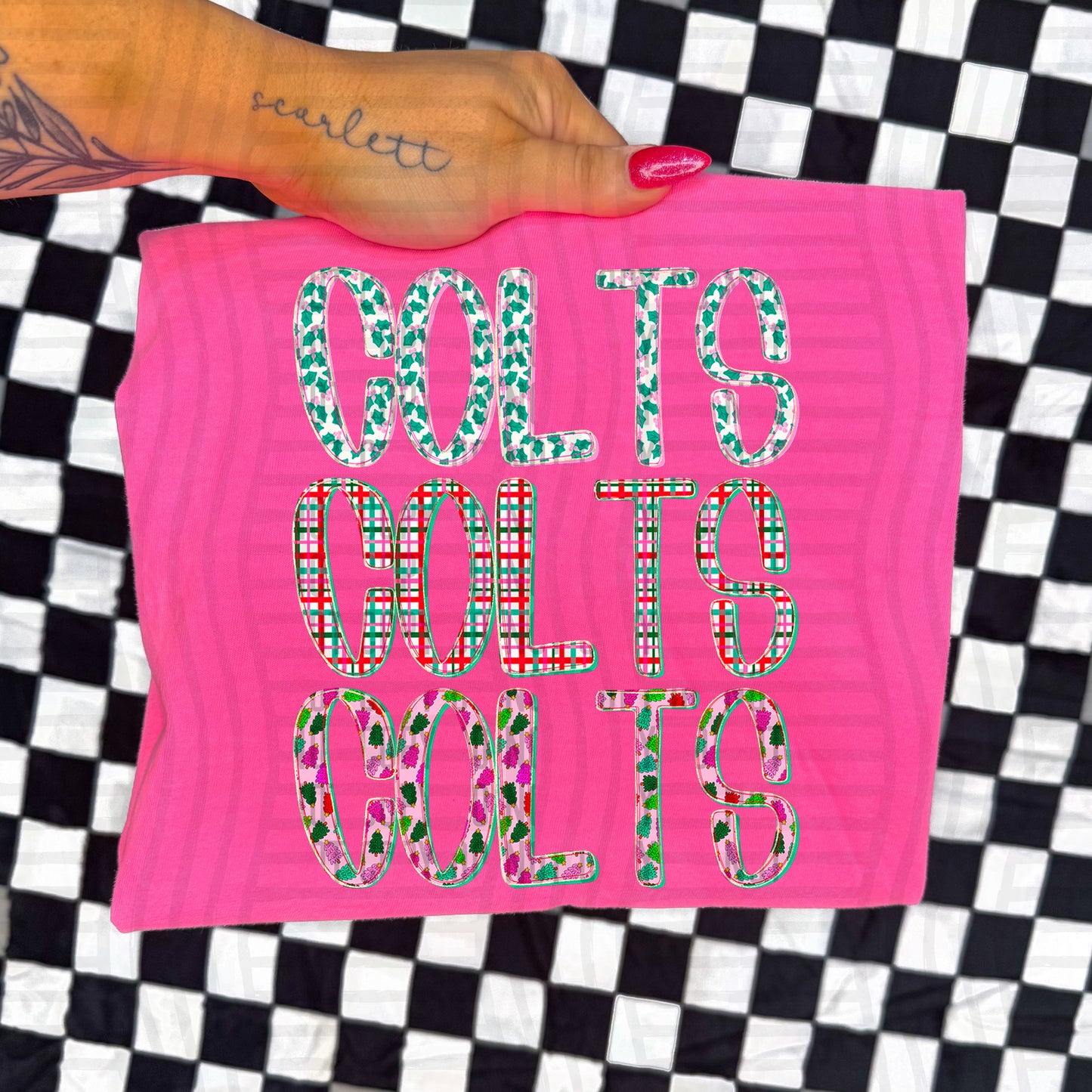 Twinkle Tinsel stacked - Dropdown - 300 DPI Digital download