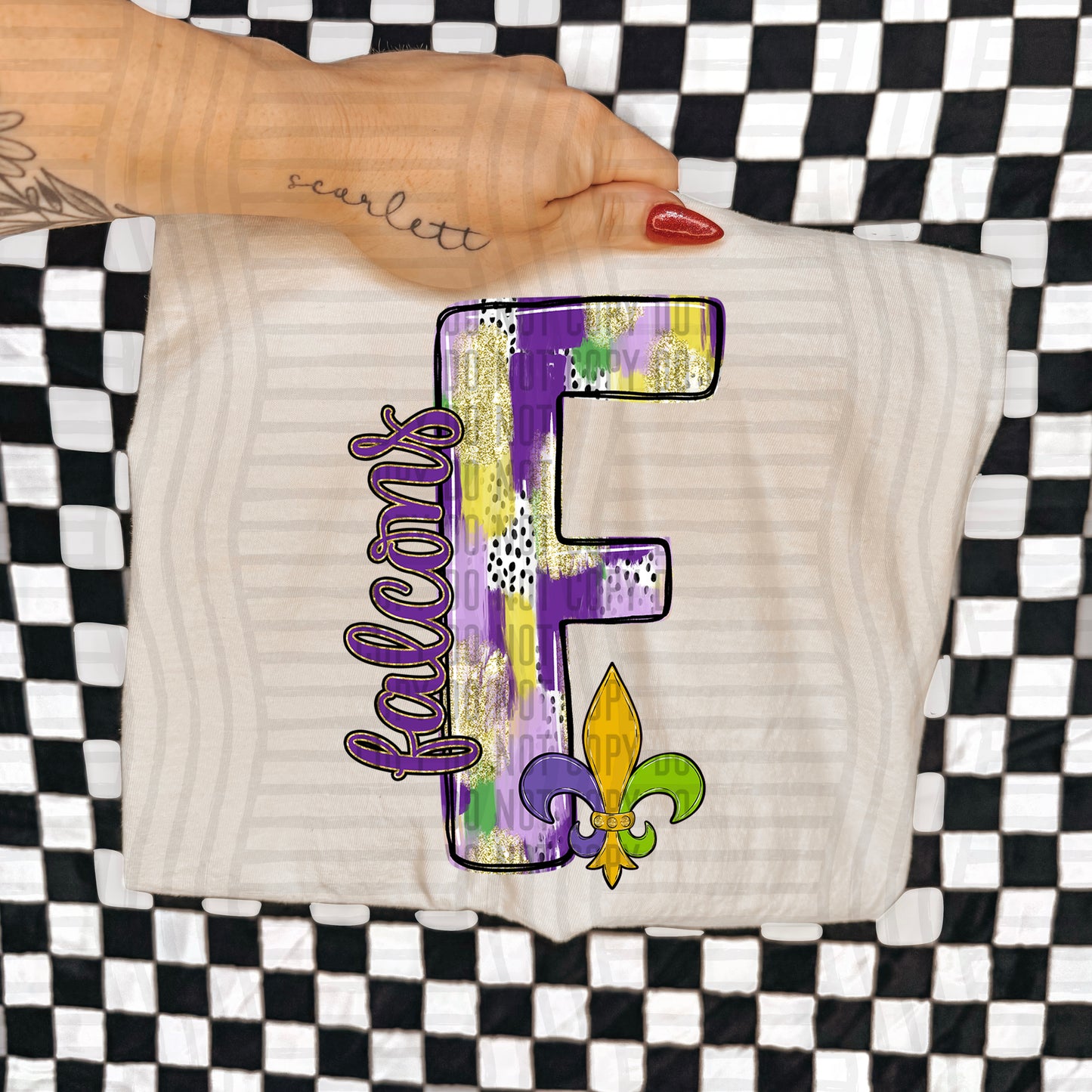 Mardi Mascots Custom + Dropdown  - 300 dpi Digital Download