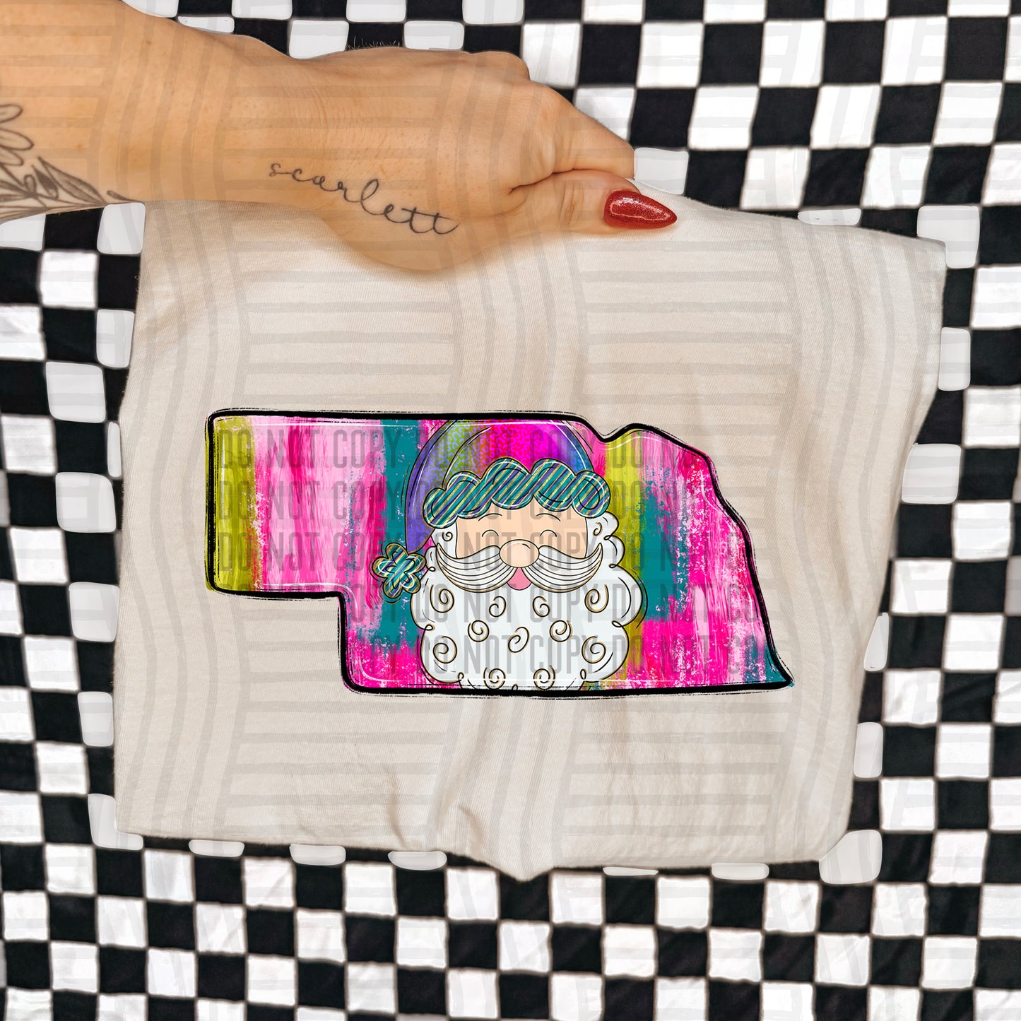 PICK A STATE - SANTA STATES - Digital download 300DPI PNG FILE