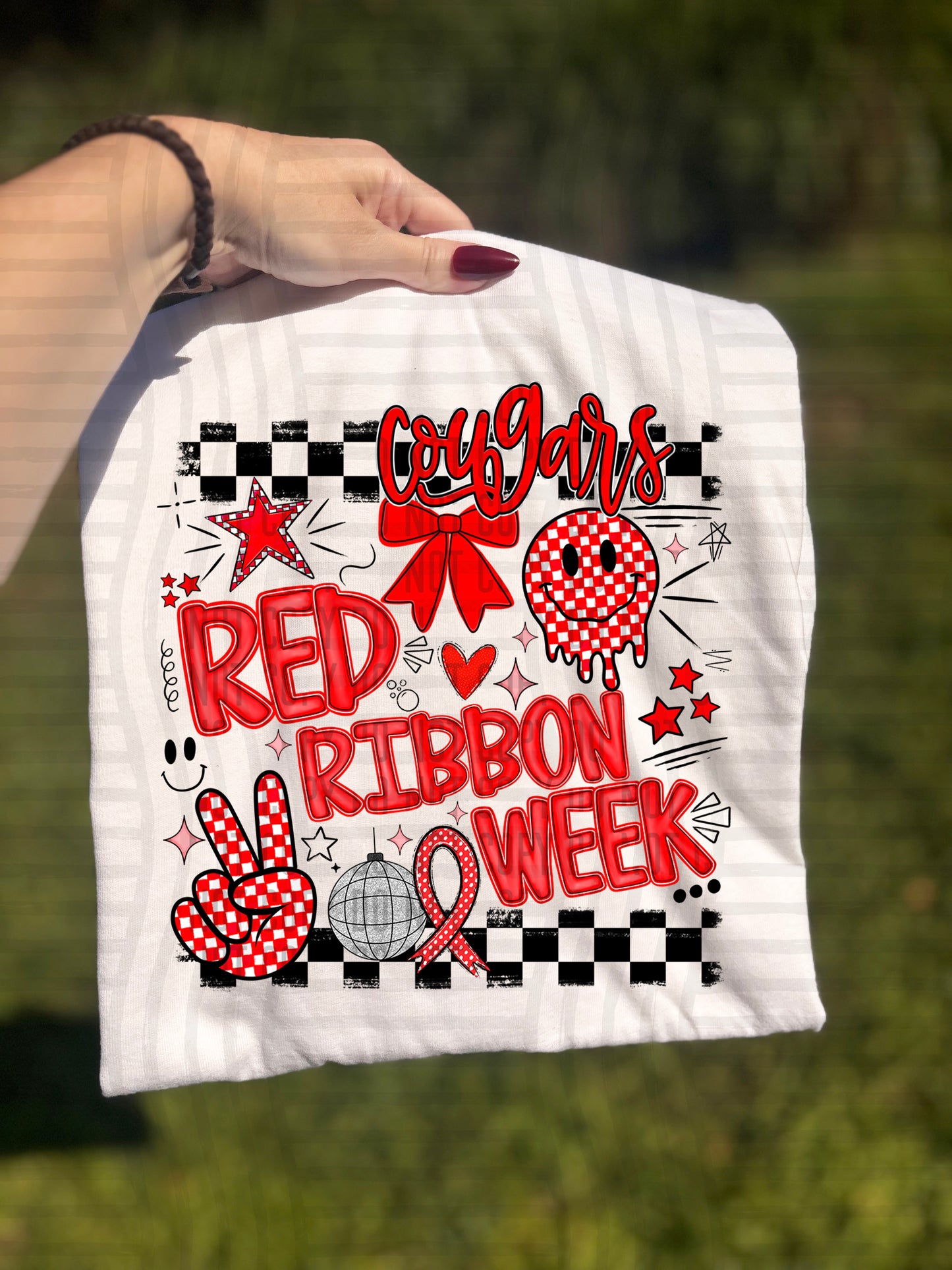 RED RIBBON WEEK - 300 dpi Digital Download