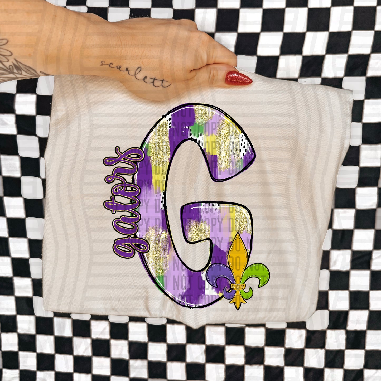 Mardi Mascots Custom + Dropdown  - 300 dpi Digital Download