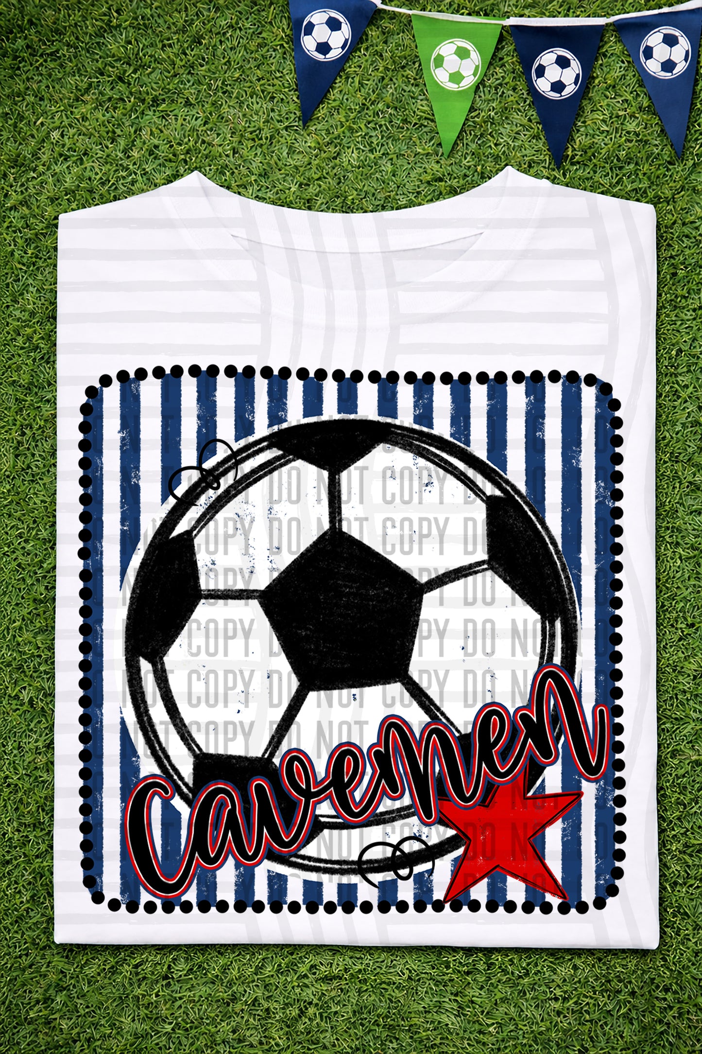 Soccer RWB Framed -  Custom + DROPDOWN - 300 DPI digital download