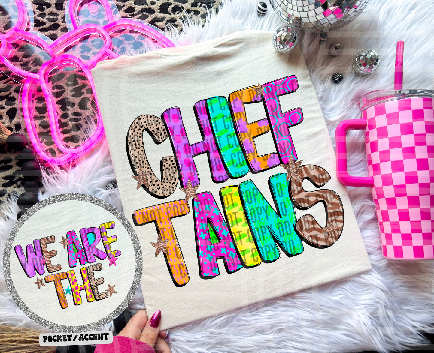 Funky Mix Up - Optional POCKET - Custom + Dropdown  - 300 dpi Digital Download