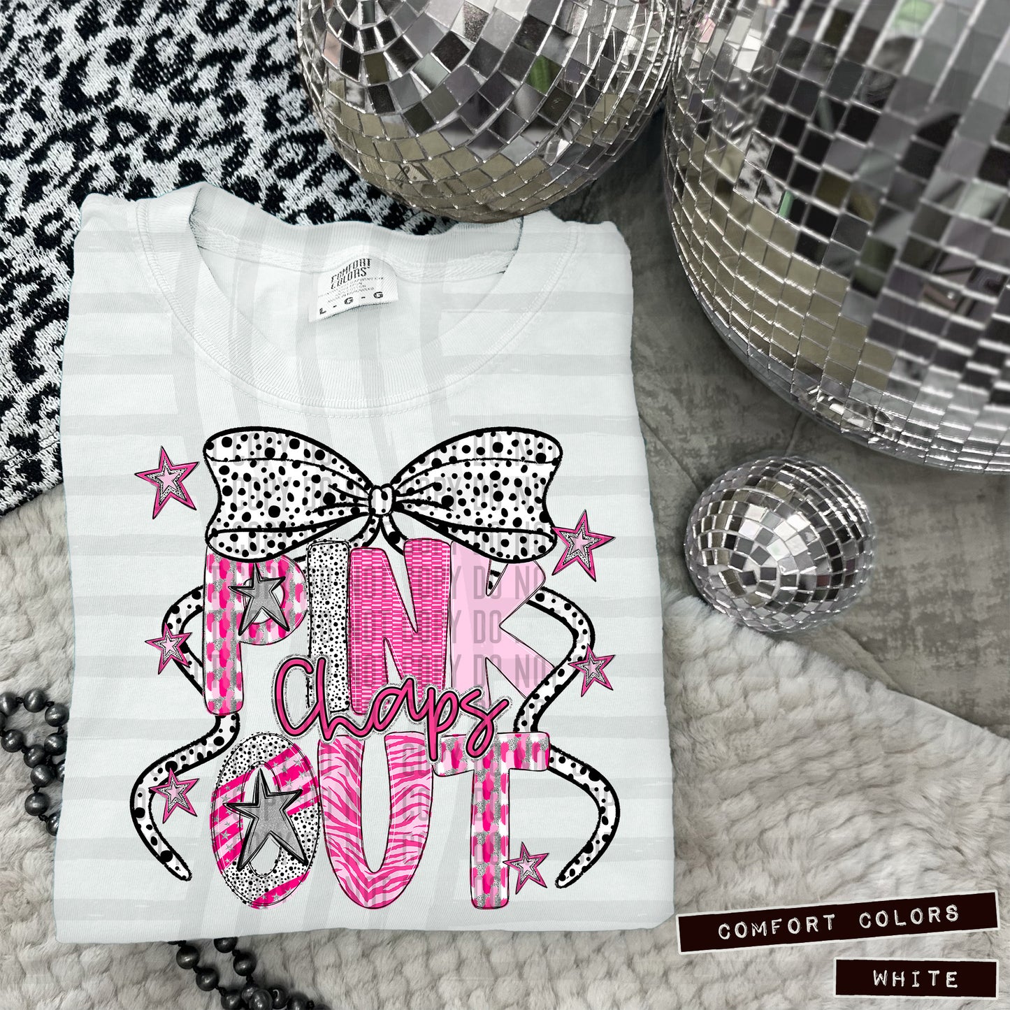 Pink Out Silver - Dropdown + CUSTOM - Digital Download 300DPI PNG FILE