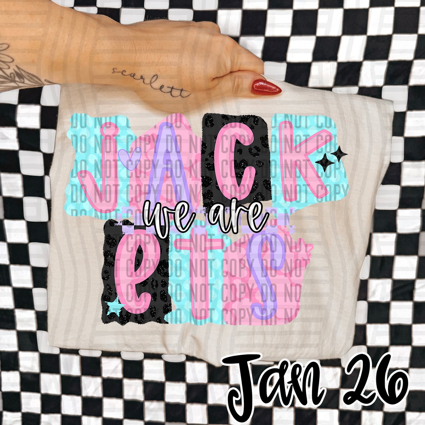 Pink Chaos - Custom + DROPDOWN - 300 DPI digital download