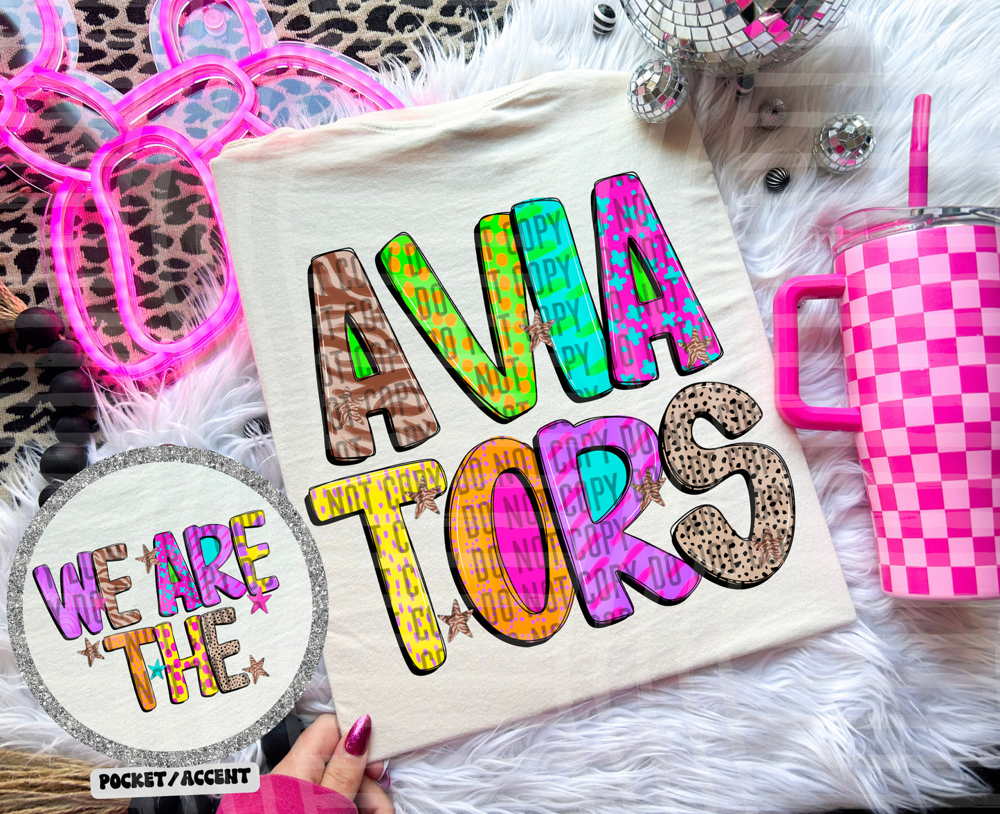 Funky Mix Up - Optional POCKET - Custom + Dropdown  - 300 dpi Digital Download