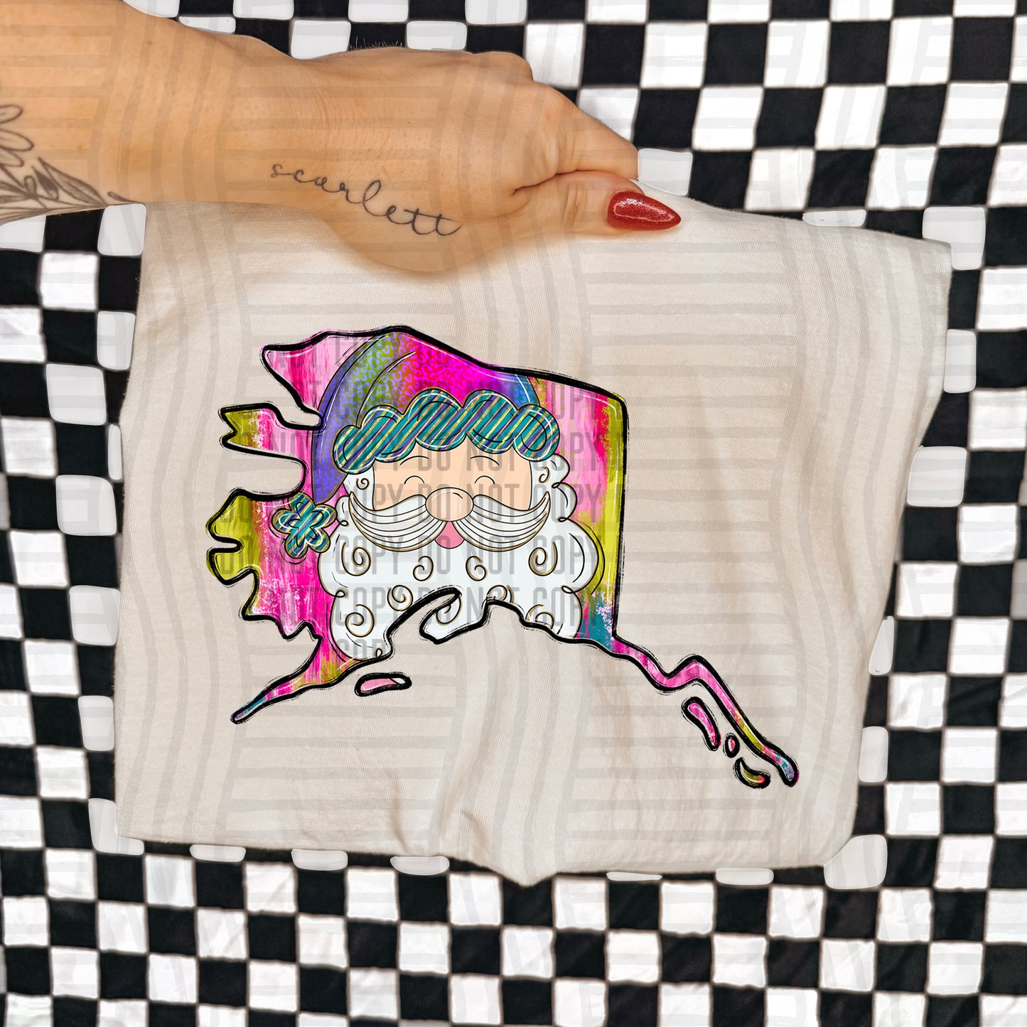 PICK A STATE - SANTA STATES - Digital download 300DPI PNG FILE