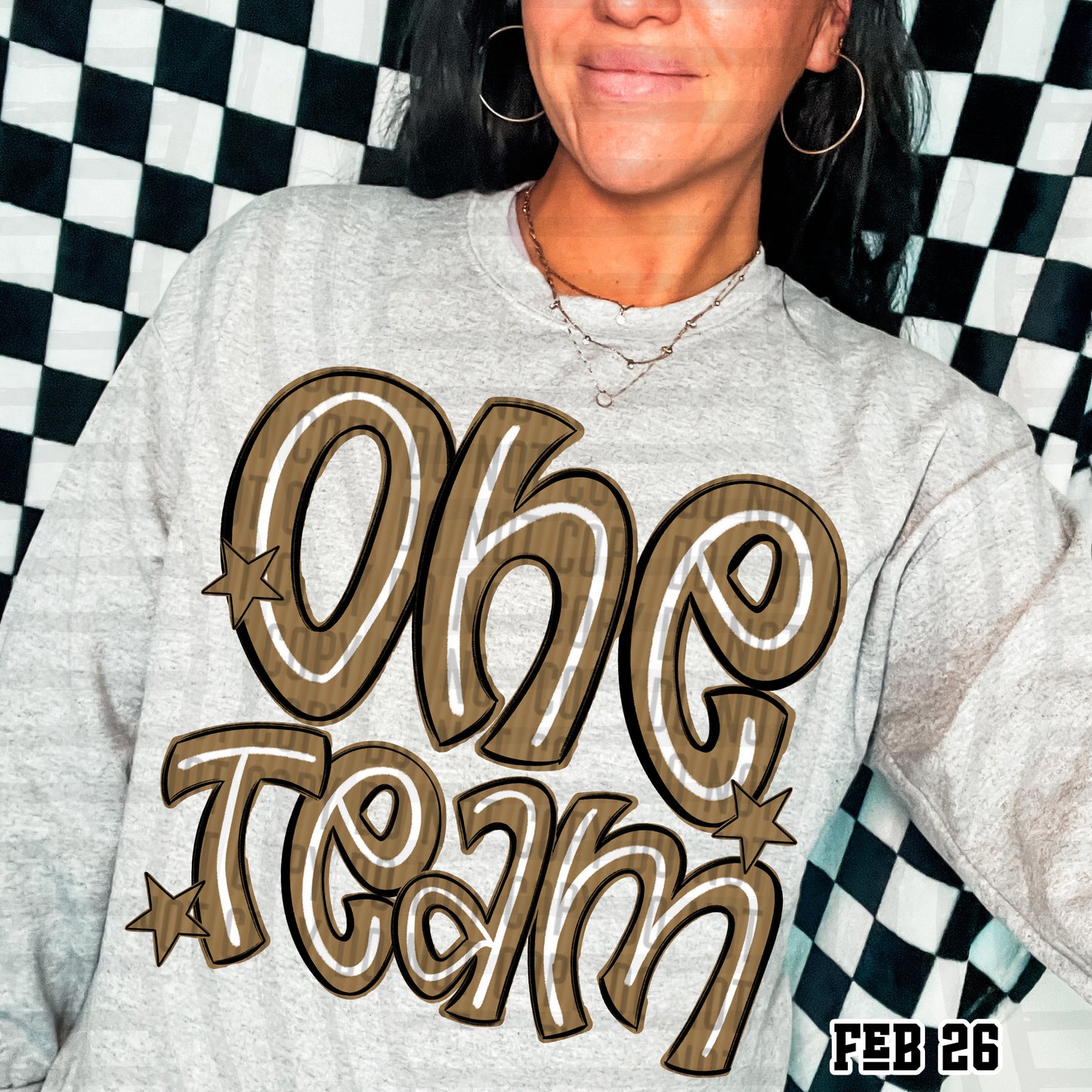 ONE TEAM - Color Dropdown Digital Download 300DPI PNG FILE