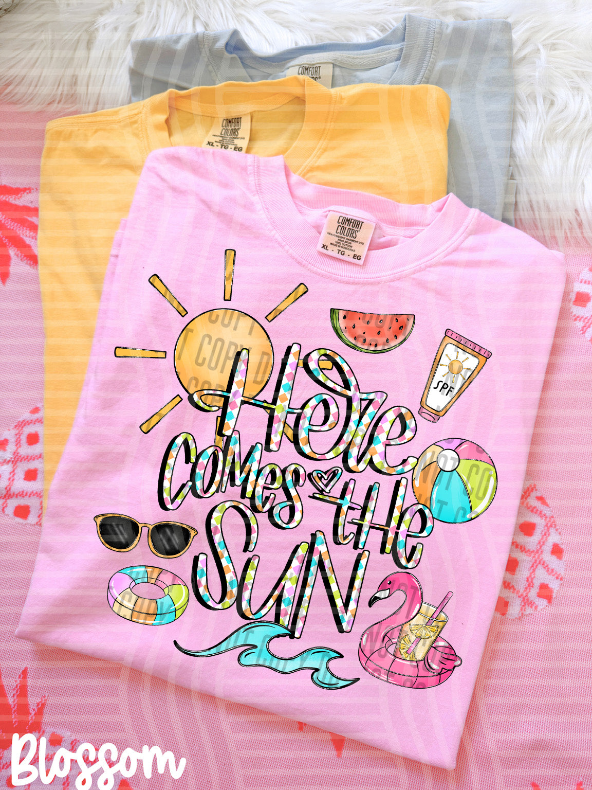 Here comes the sun - 2 versions included -  Digital Download 300DPI PNG FILE