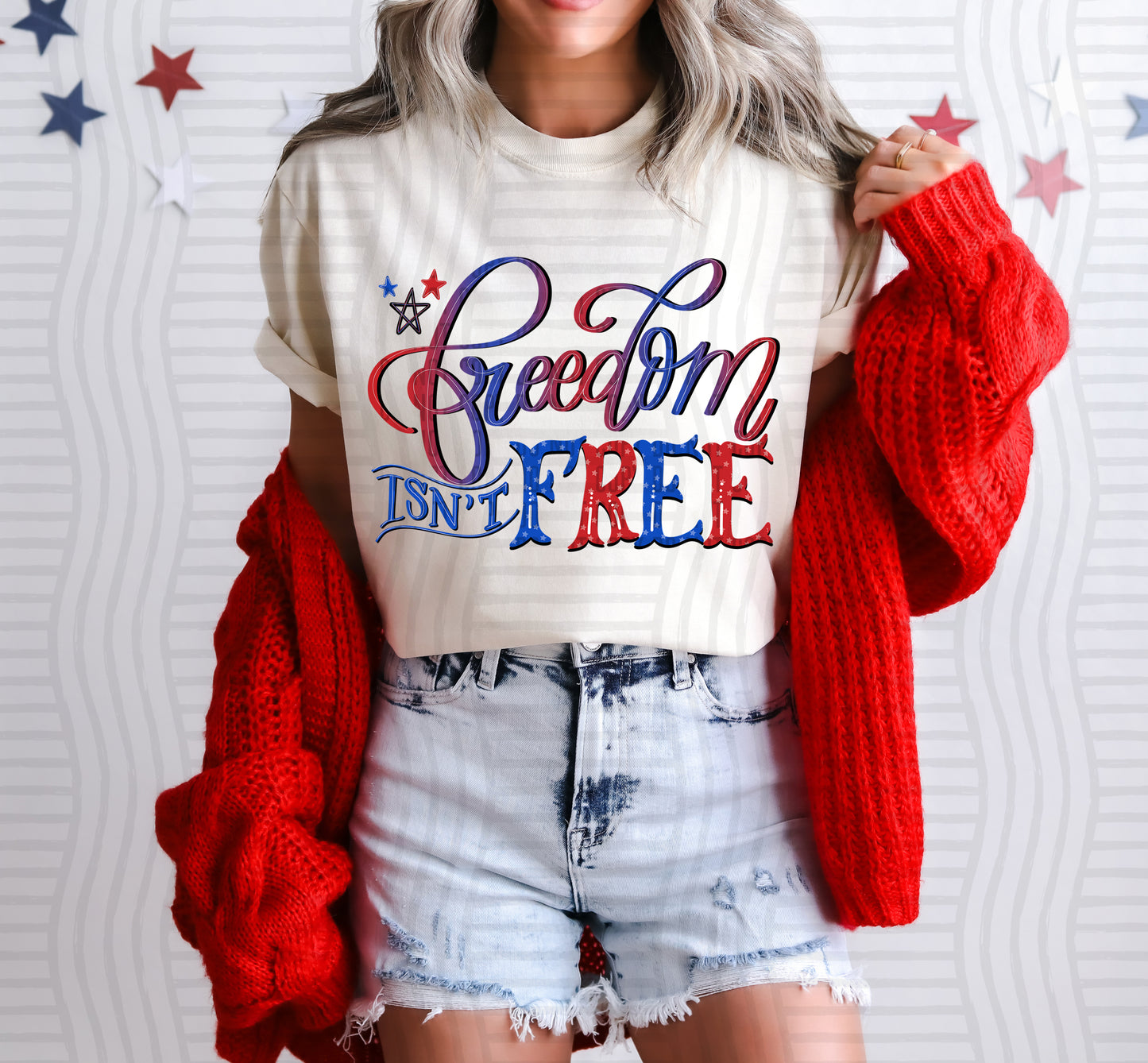 Freedom isn't Free - Digital Download 300DPI PNG FILE