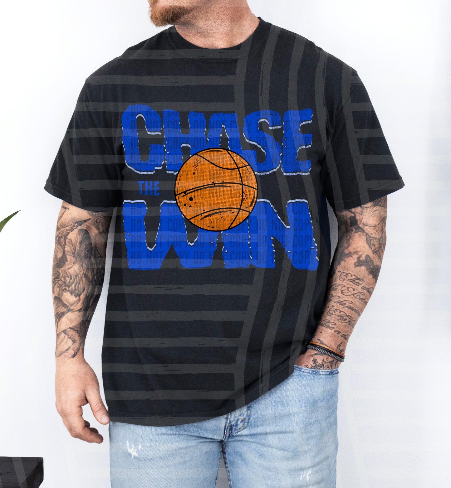 Chase the Win BASKETBALL - Color Dropdown Digital Download 300DPI PNG FILE