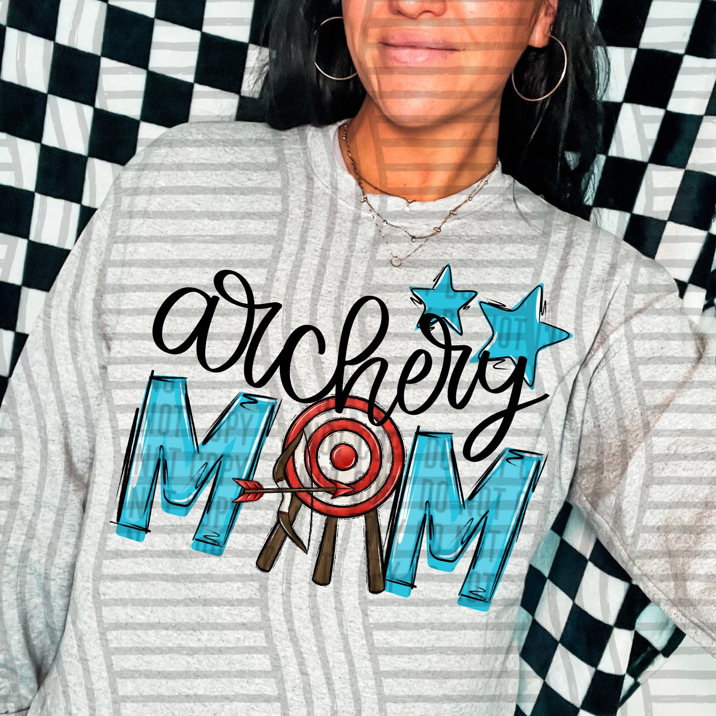 Archery Mom - Color Dropdown Digital Download 300DPI PNG FILE