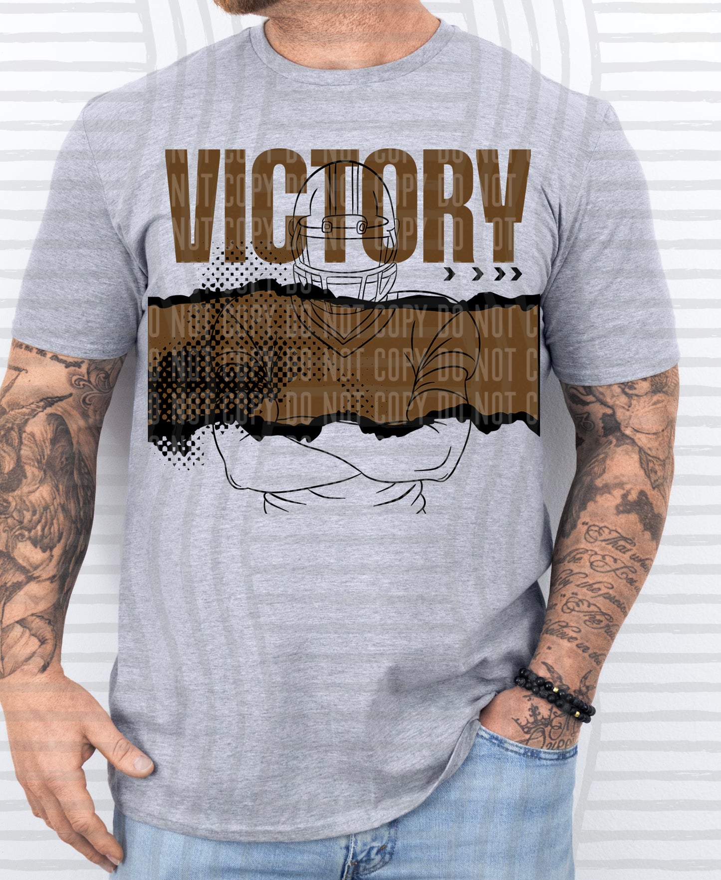 VICTORY Football - Color Dropdown Digital Download 300DPI PNG FILE