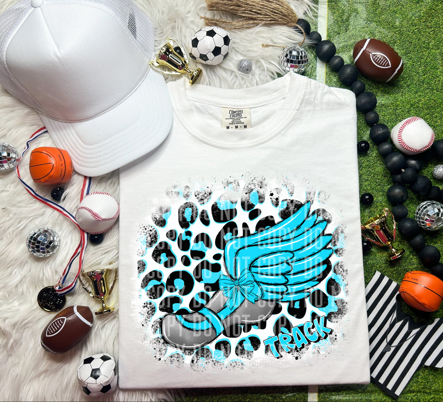 Leopard Coquette Sports Color Dropdown Digital Download 300 DPI PNG