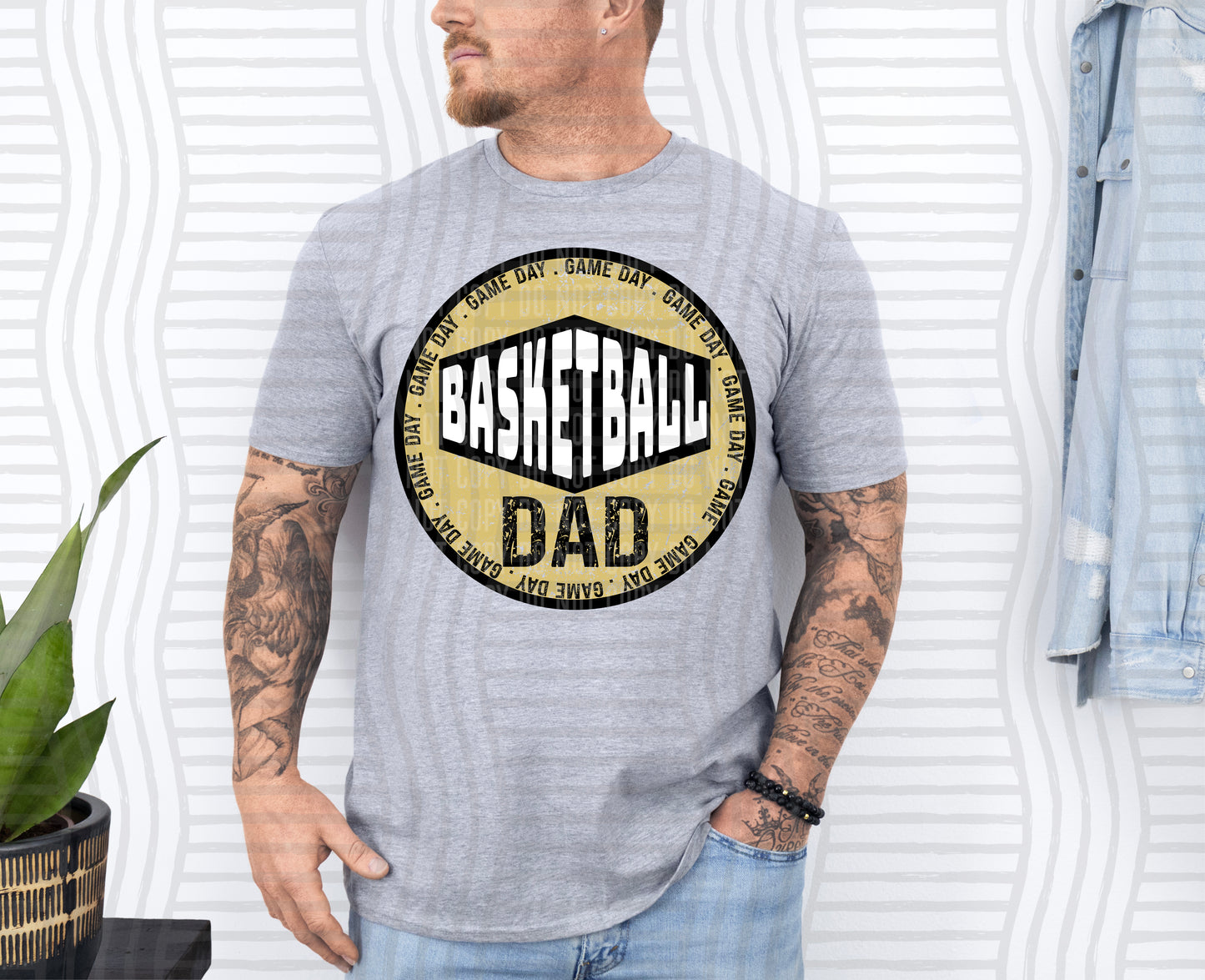 Basketball DAD -Color Dropdown Digital Download 300DPI PNG FILE