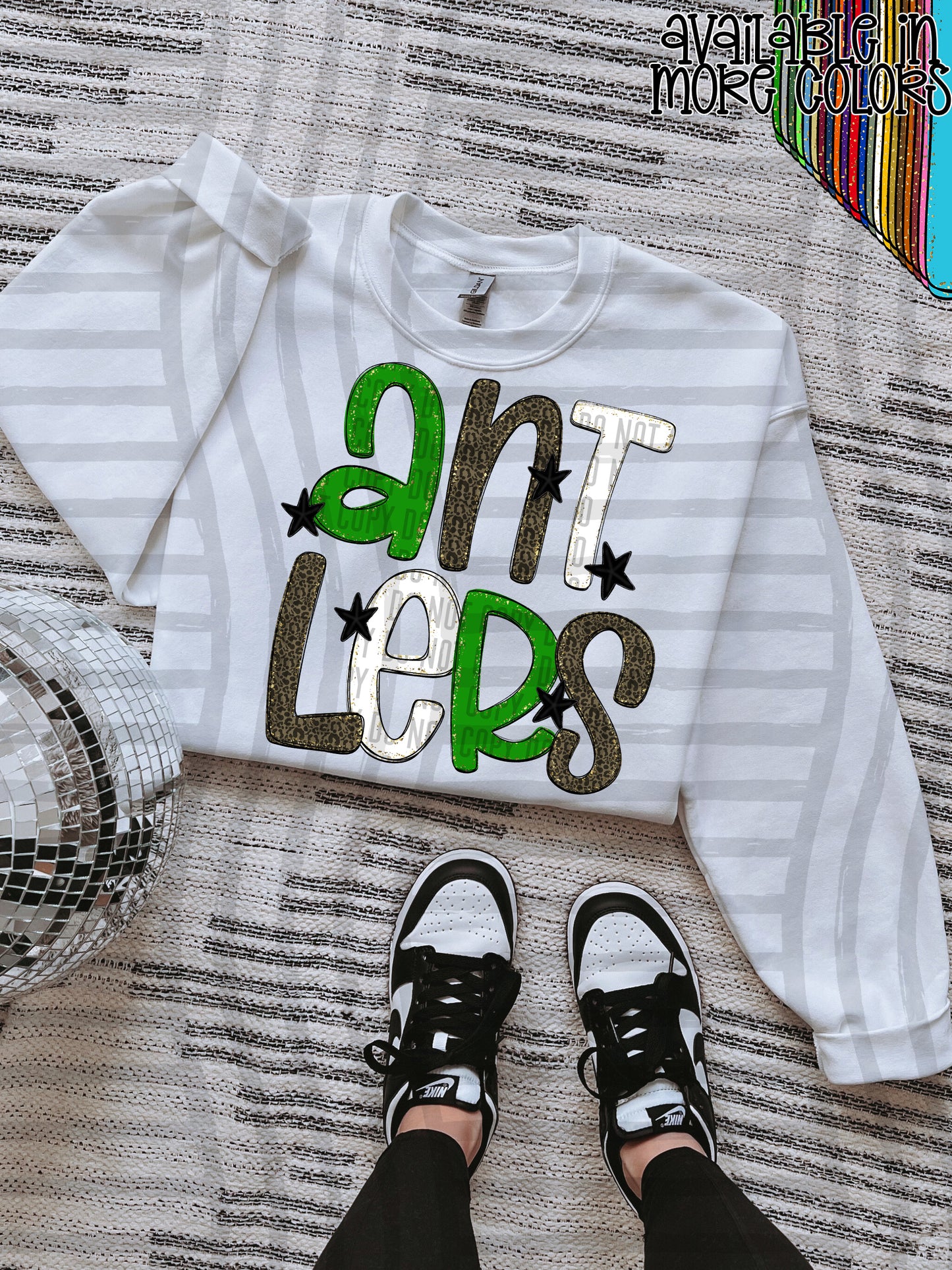 CUSTOM - Leopard Game Day Glam  - Digital download 300DPI PNG FILE