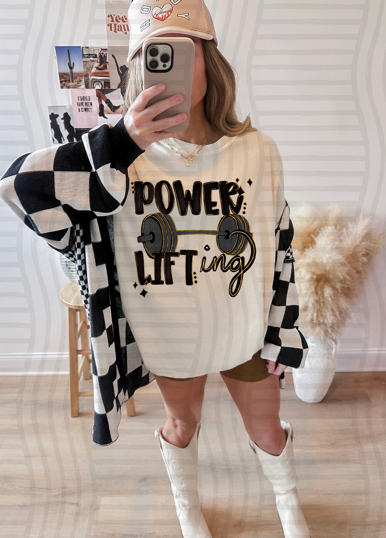 Power Lifting - Color Dropdown Digital Download 300DPI PNG FILE