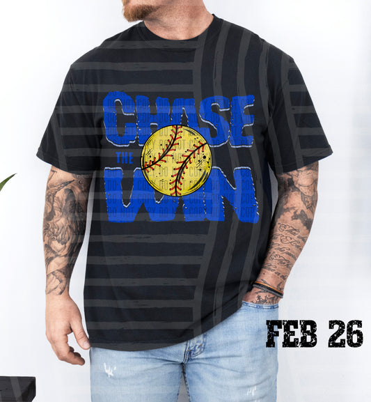 Chase the Win SOFTBALL - Color Dropdown Digital Download 300DPI PNG FILE