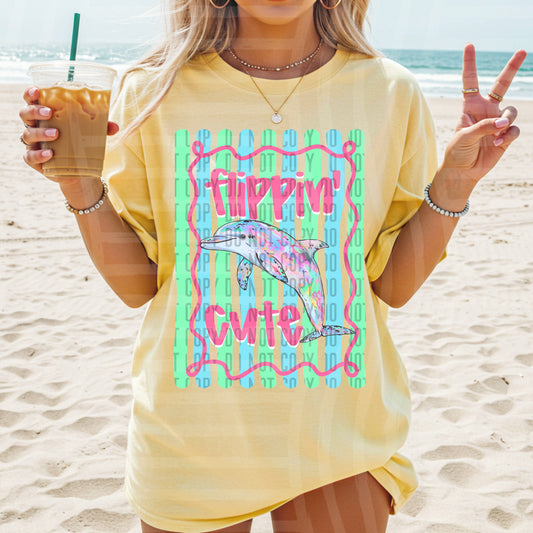Flippin' cute -  Digital Download 300DPI PNG FILE