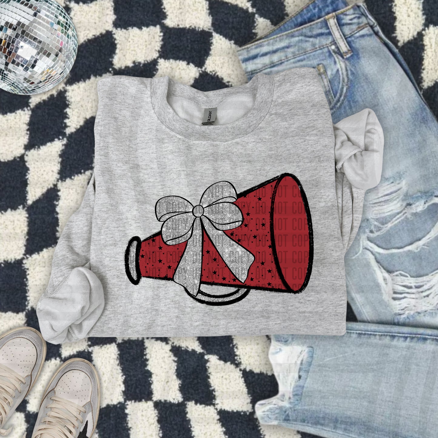 Megaphone w/silver accents - Choose your color - Digital Download 300DPI PNG FILE
