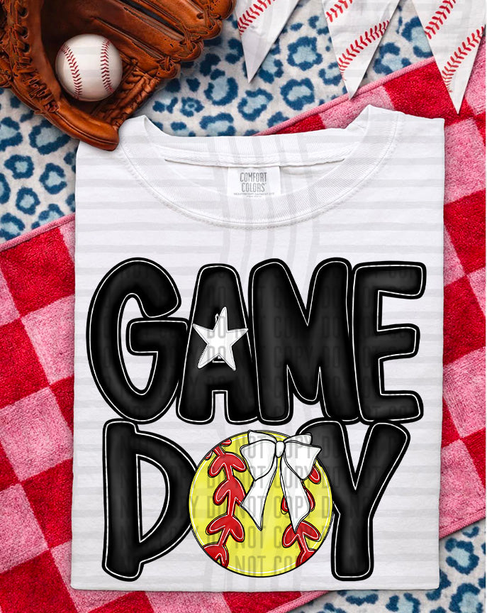 BASEBALL - GAME DAY - Color Dropdown Digital Download 300DPI PNG FILE